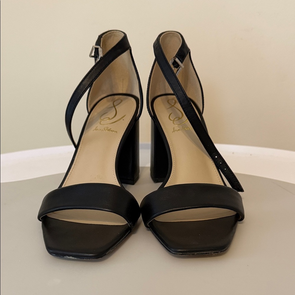 Sam Edelman Daniella Ankle Strap Sandal Black US 7M EUR 37 - Picture 2 of 5